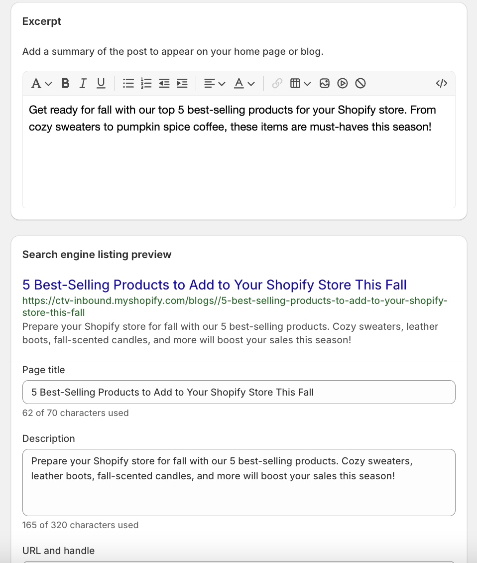 Add a Blog on Shopify